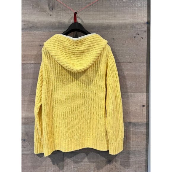 RE/DONE Knit Baja Buttercream Hoodie Size M - Picture 6 of 10